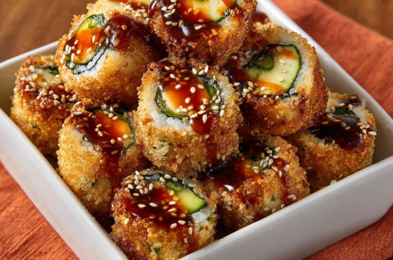 Frittierte Sushi-Röllchen