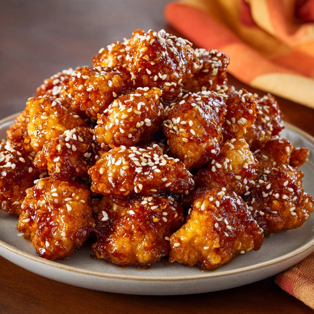 Knuspriges Sesam-Hähnchen