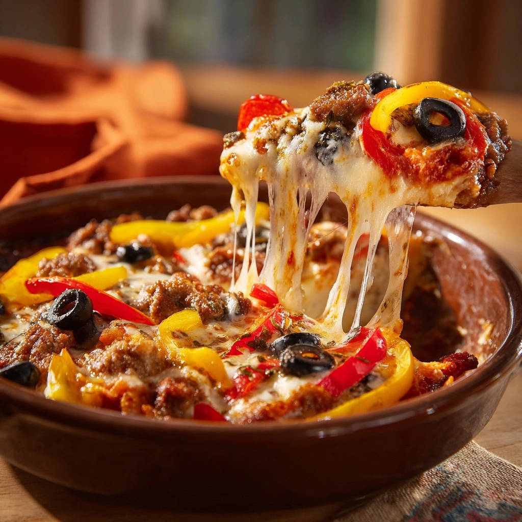 Herzhafter Hackfleisch-Käse-Auflauf