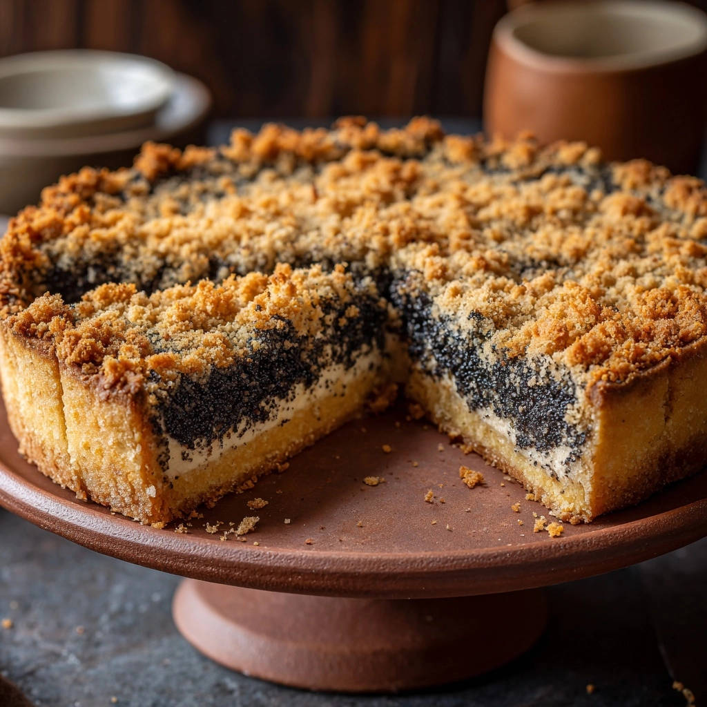 Klassischer Mohn-Streuselkuchen