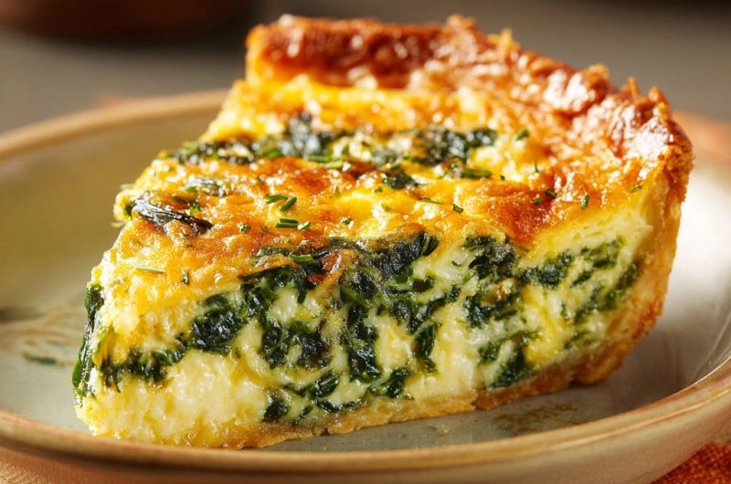 Cremige Spinat-Quiche