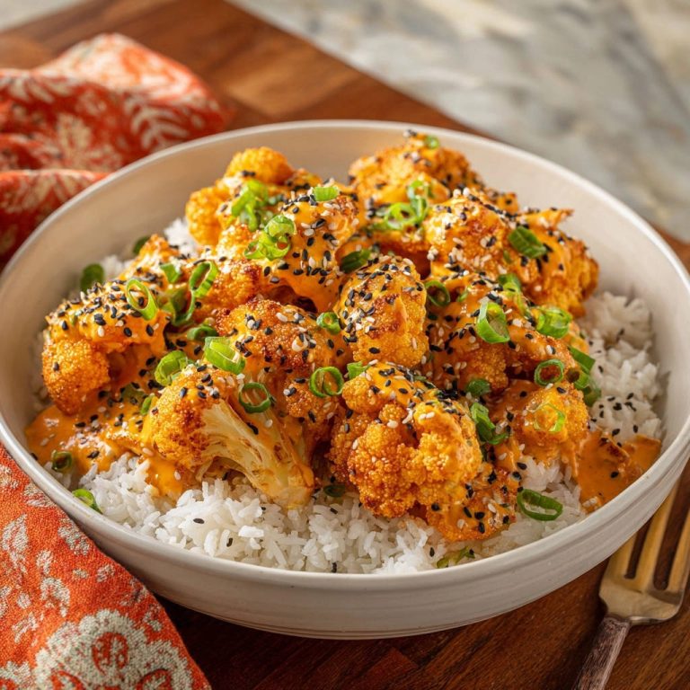 Cremiger Blumenkohl mit Sesam und Reis: Dein knuspriger Genuss!