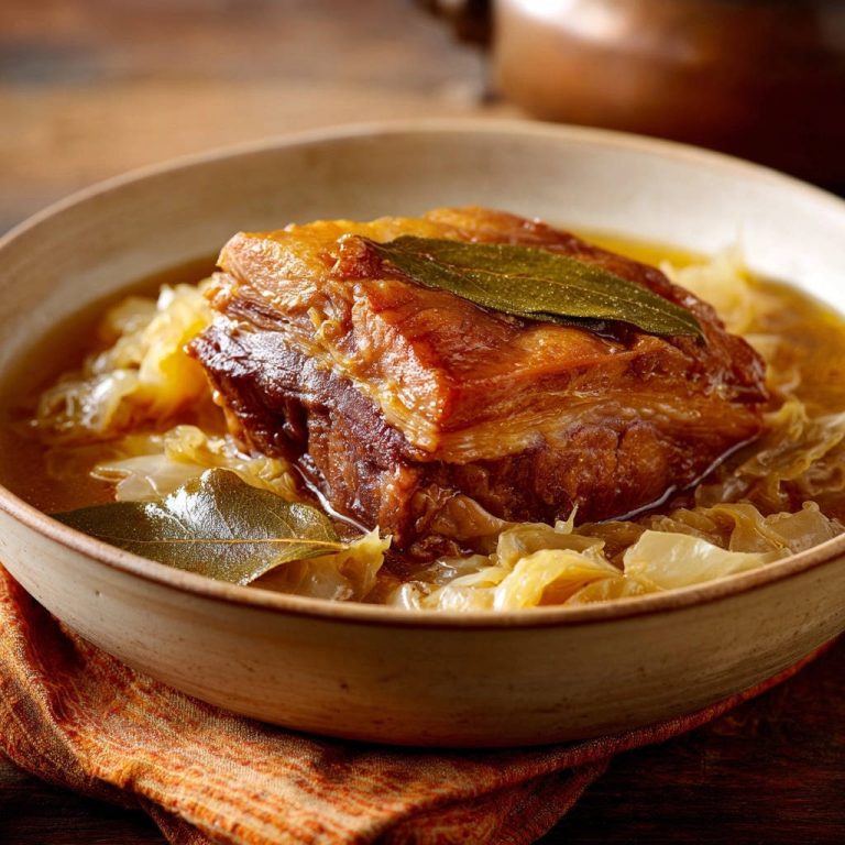 Deftige Rinderbrust auf Krautbett: Nie wieder trocken, garantiert saftig!