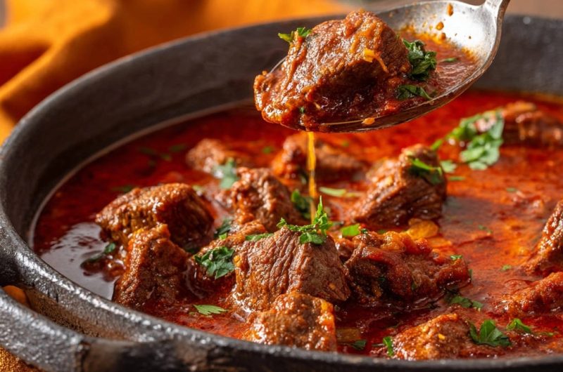 Deftiges Rindergulasch