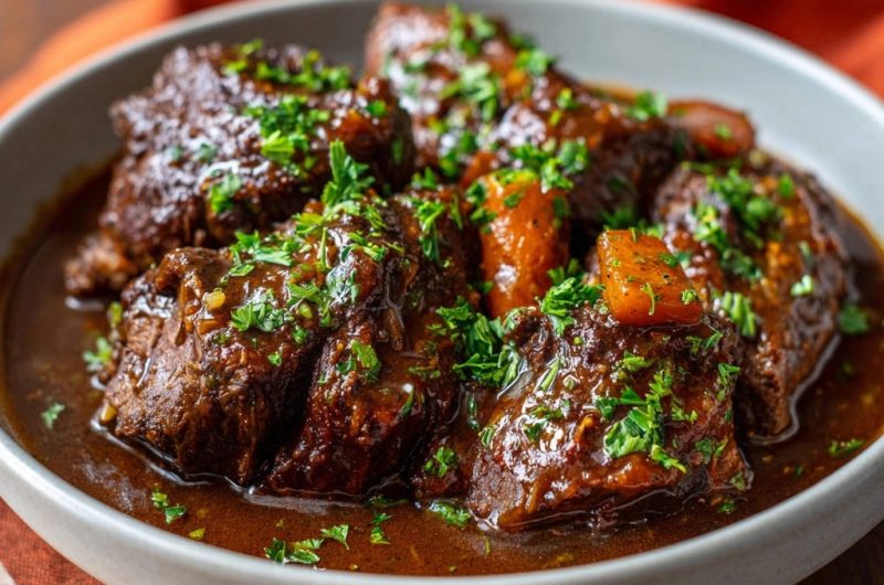 Deftiges Rindergulasch mit Karotten