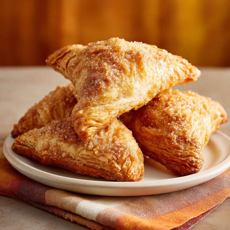 Goldbraune Apfel-Blätterteigtaschen: Knusprig ohne Auslaufen