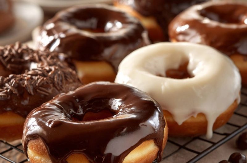 Hausgemachte Hefe-Donuts