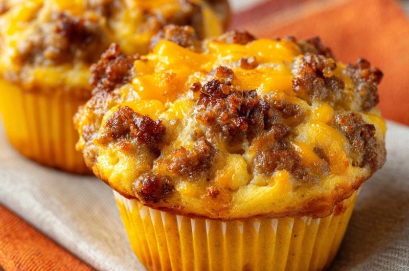 Herzhafte Frühstücksmuffins