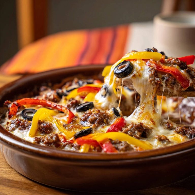 Herzhafter Hackfleisch-Käse-Auflauf: Saftig, locker & unwiderstehlich!