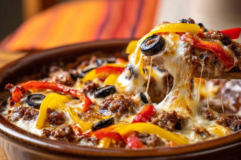 Herzhafter Hackfleisch-Käse-Auflauf