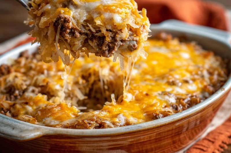 Herzhafter Hackfleisch-Kartoffel-Gratin