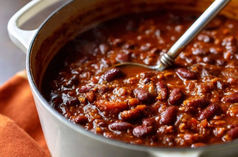 Herzhaftes Rindfleisch-Chili