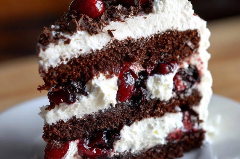 Klassische Schwarzwälder Kirschtorte