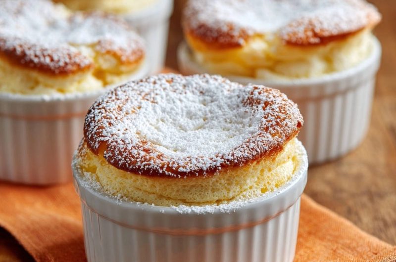 Klassische Vanille-Soufflés