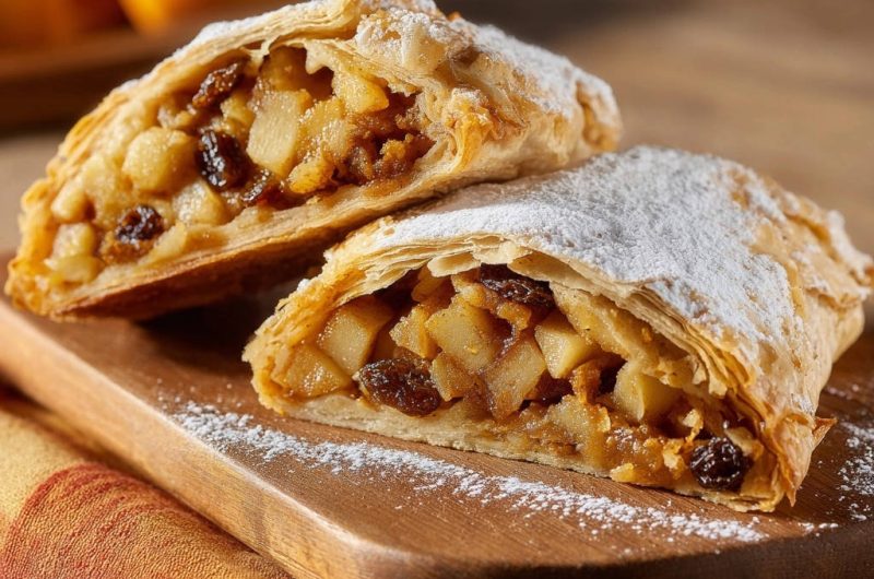 Knusprige Apfelstrudel-Schnitten