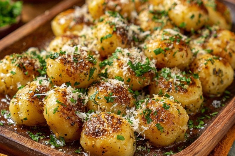 Knusprige Babykartoffeln mit Parmesan
