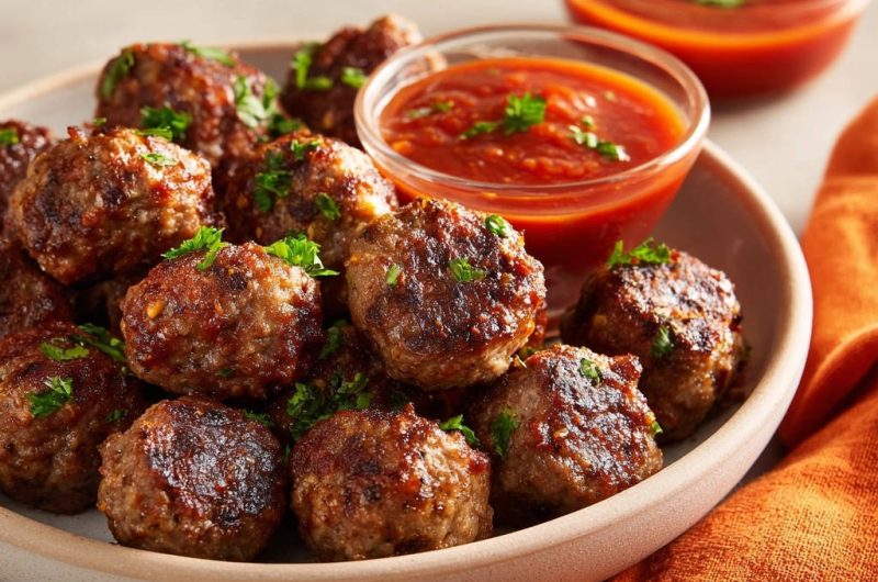 Saftige Hackbällchen mit perfekter Kruste