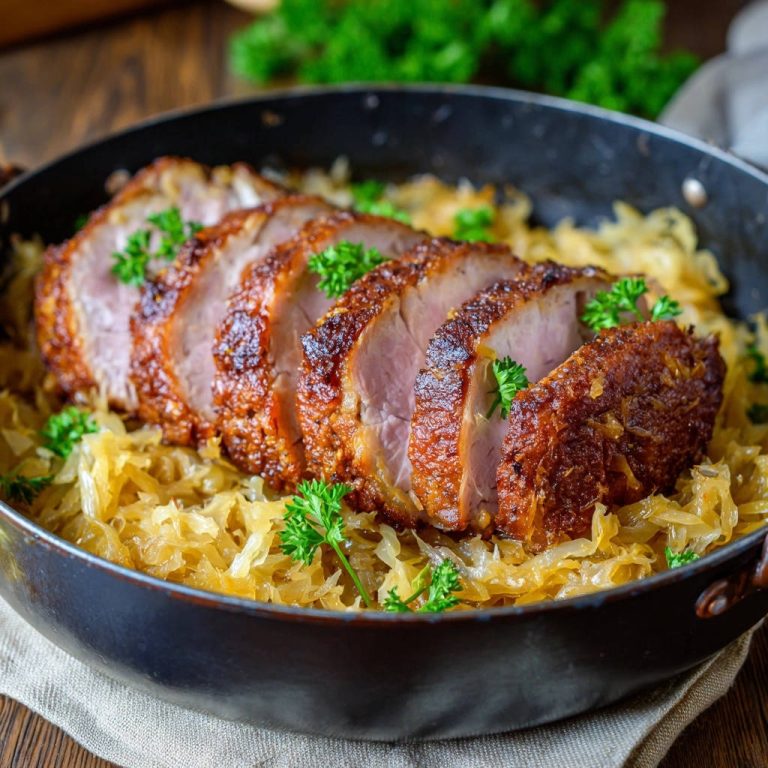 Saftiger Putenbraten auf Krautpfanne: Immer zart & saftig!