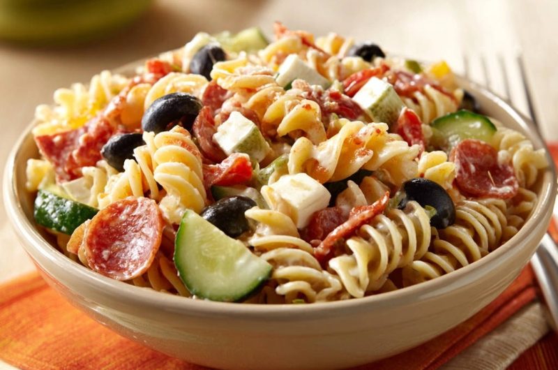 Sommerlicher Fusilli-Salat