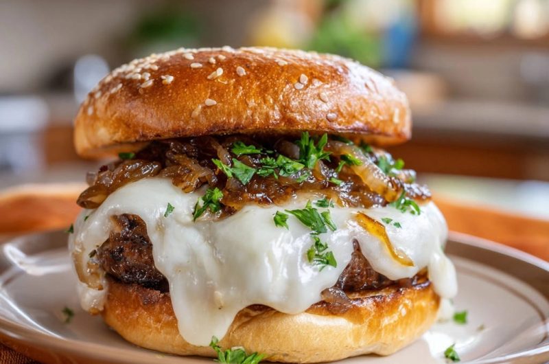 French Onion Burger