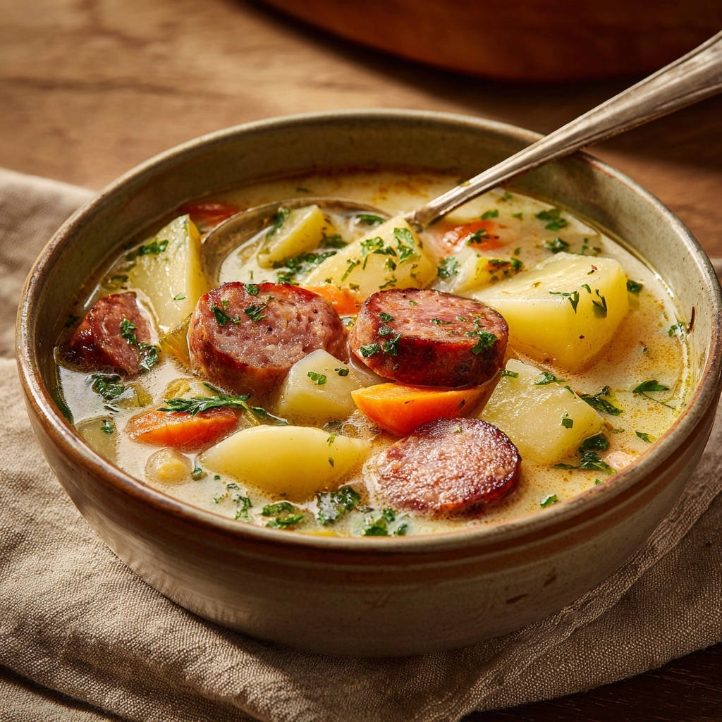 Herzhafter Wurst-Kartoffel-Eintopf