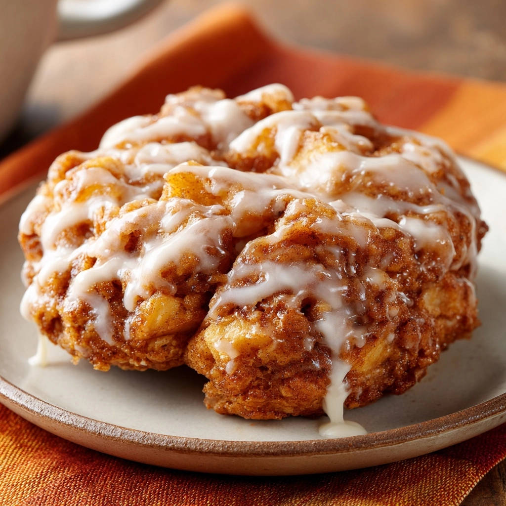 Saftige Apfelküchle mit Zimtglasur