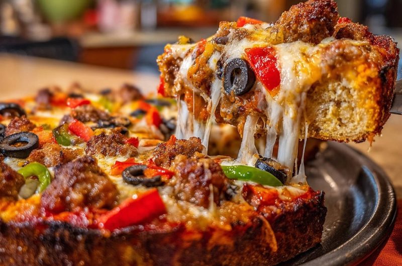 Chicago Style Deep-Dish Pizza