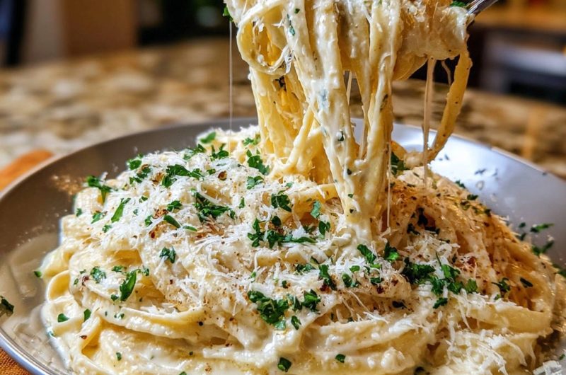 Cremige Fettuccine Alfredo