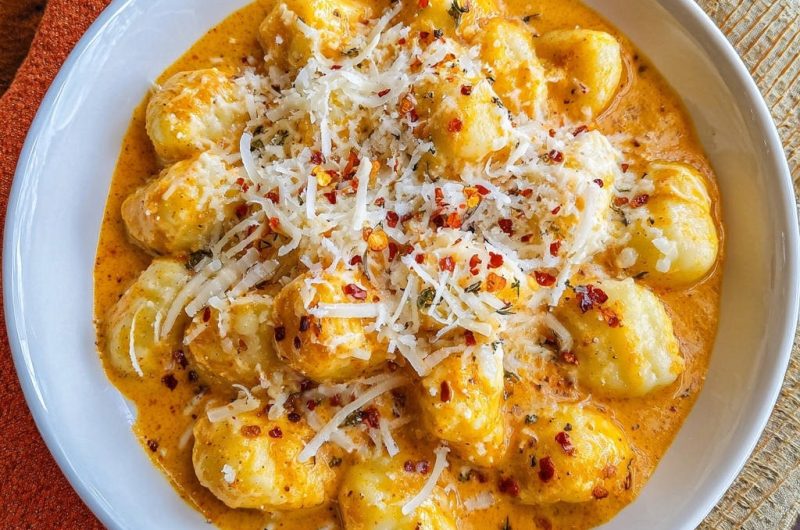 Cremige Gnocchi in Rosé-Soße