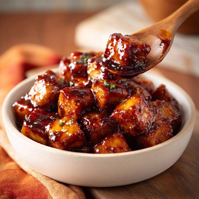 Glasierte Süßkartoffelwürfel: Das Geheimnis der perfekt haftenden Glasur