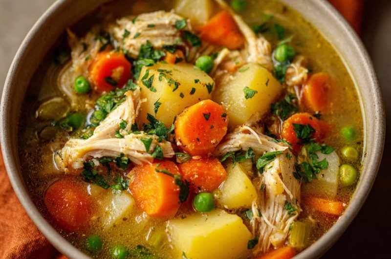 Herzhafte Hühnersuppe