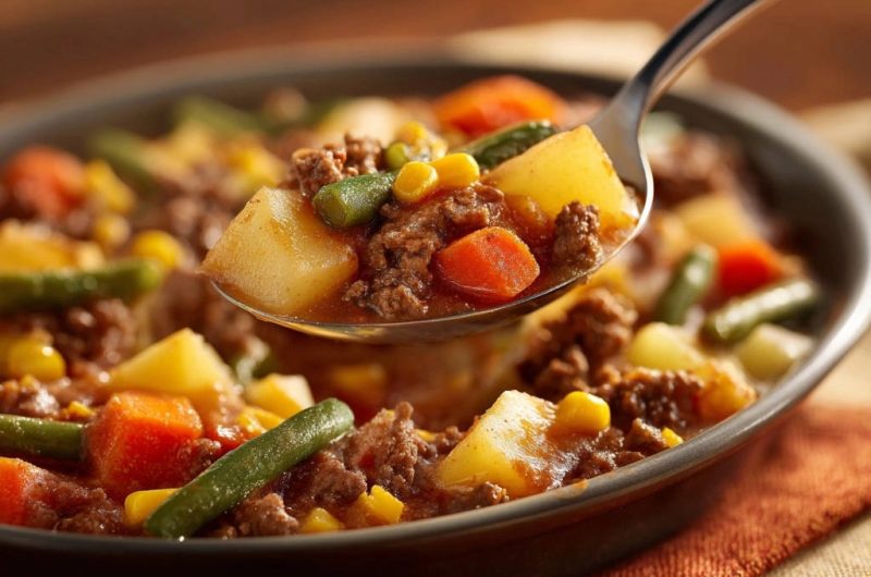 Herzhafter Hackfleisch-Eintopf