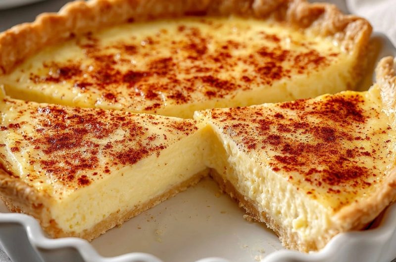 Klassische Vanille-Cremetarte