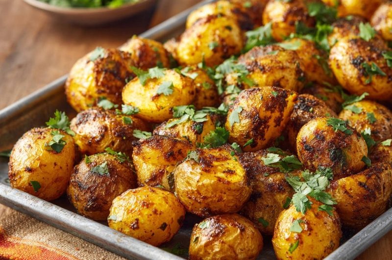 Knusprige Gewürz-Babykartoffeln