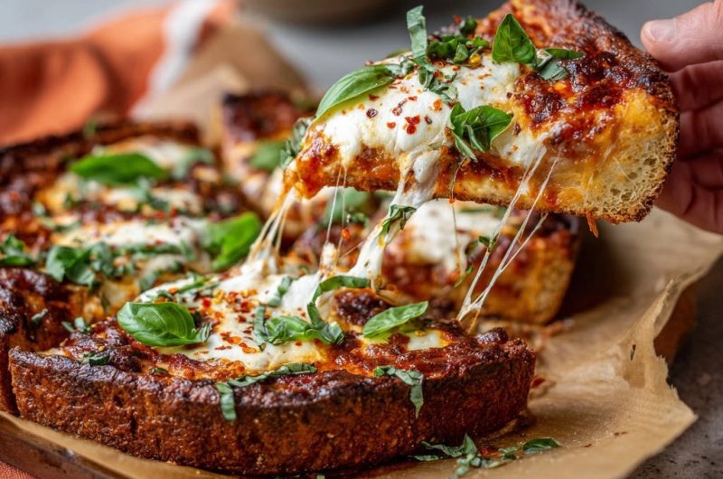 Rustikale Pfannen-Pizza