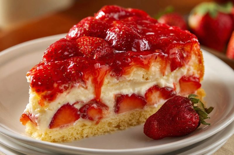 Saftige Erdbeer-Joghurt-Torte