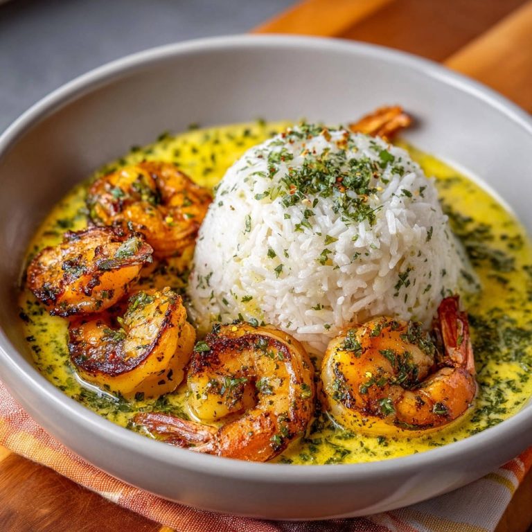 Saftige Garnelen mit duftendem Kräuterreis: Das Geheimnis zarter Perfektion