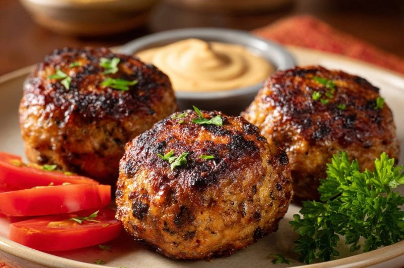 Saftige Hackfleisch-Bällchen mit Kruste