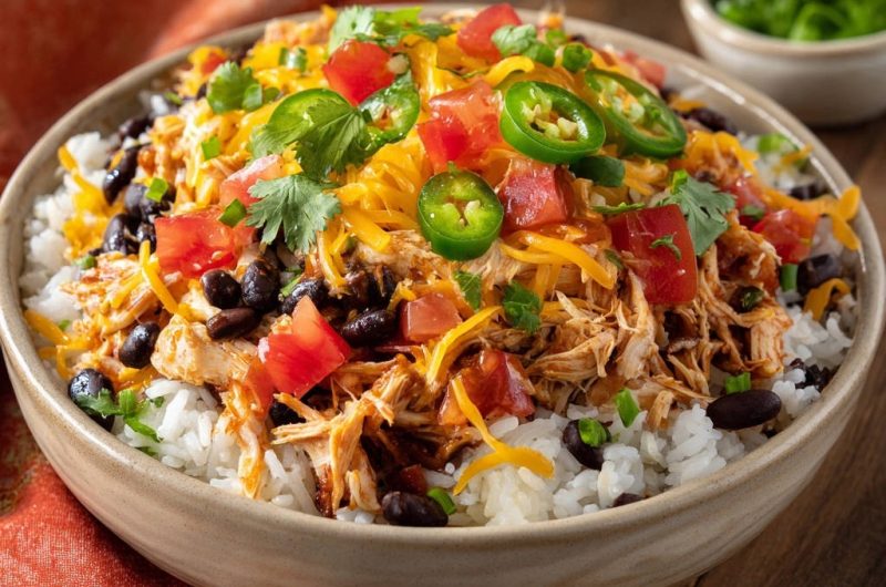 Saftige Tex-Mex Hähnchen Bowl