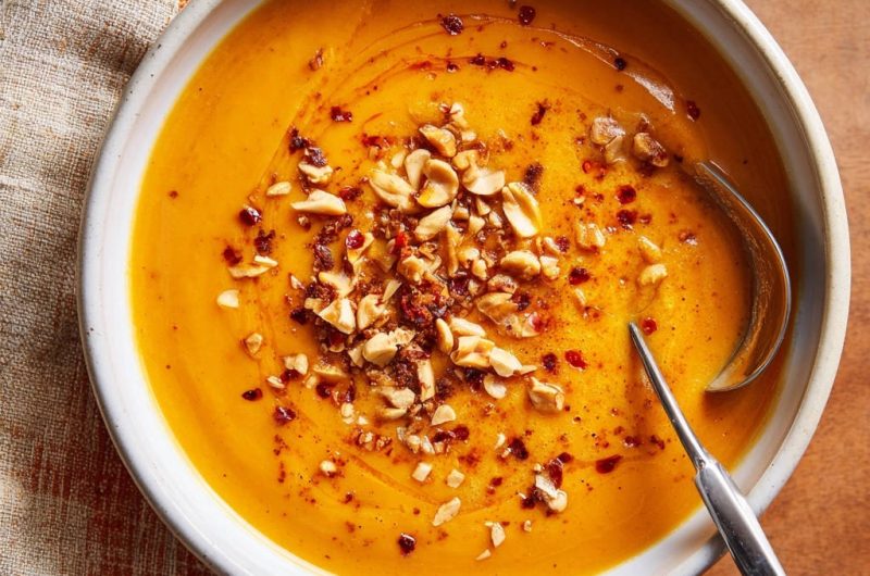 Samtige Kürbis-Cremesuppe