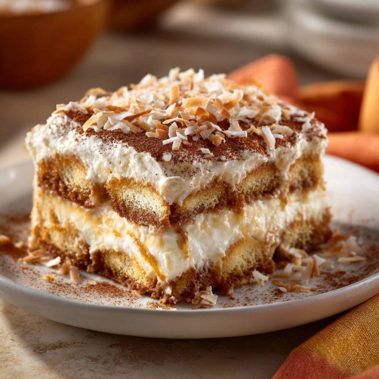 Tropisches Kokos-Schichtdessert: Perfekt saftig & unwiderstehlich leicht