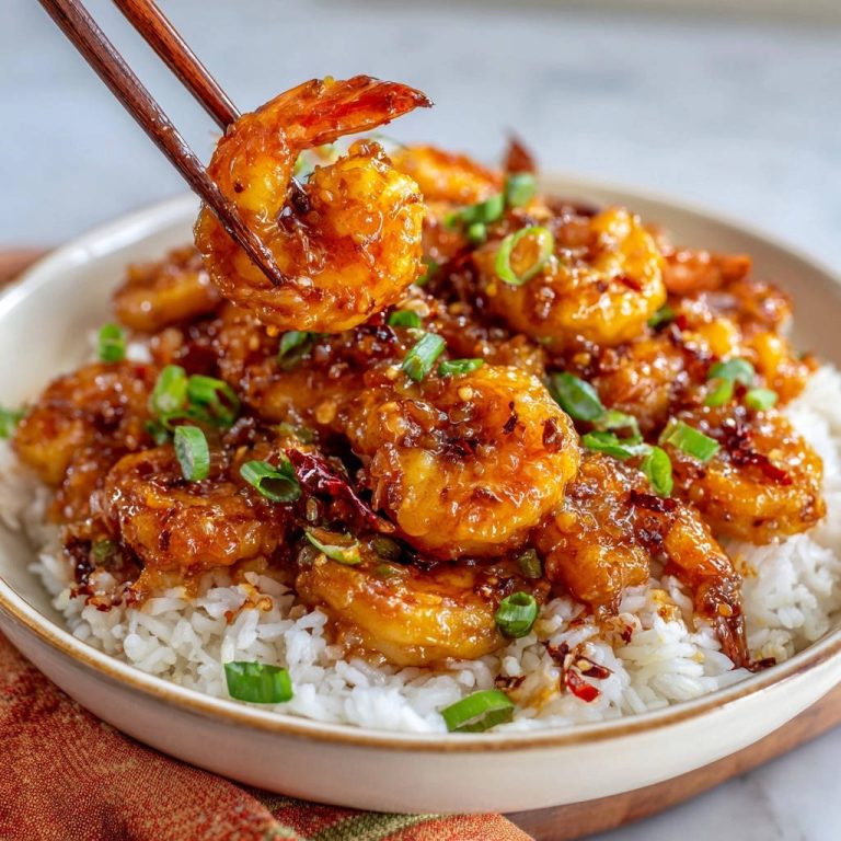 Würzige Honig-Chili Garnelen mit Reis: Zart & in nur 15 Minuten.