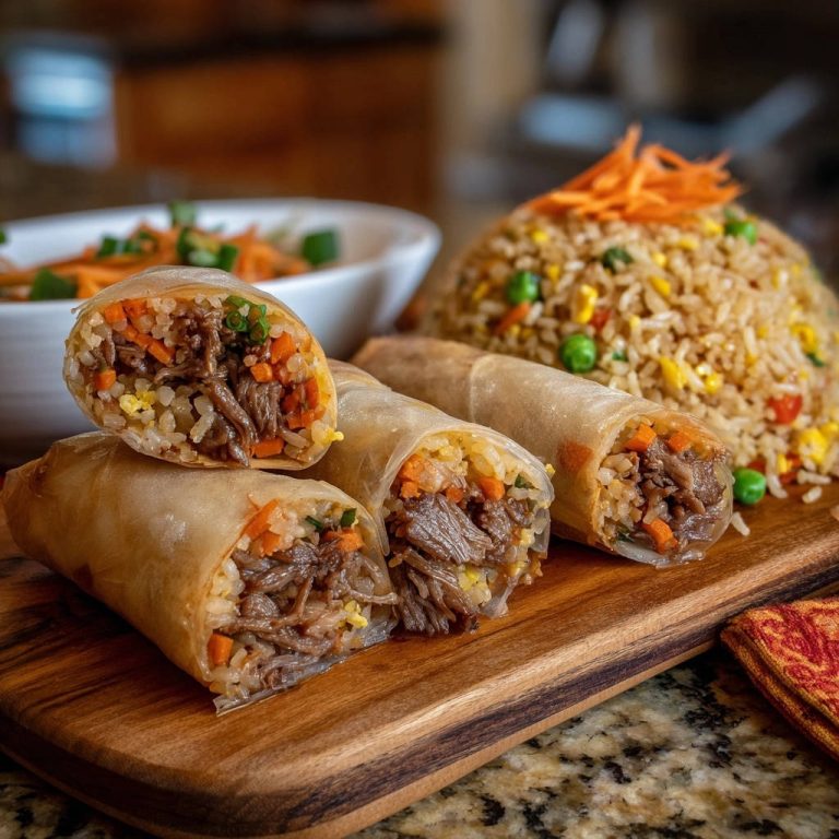 Zarte Rindfleisch-Sommerrollen mit Reis-Füllung: Butterzart & frisch