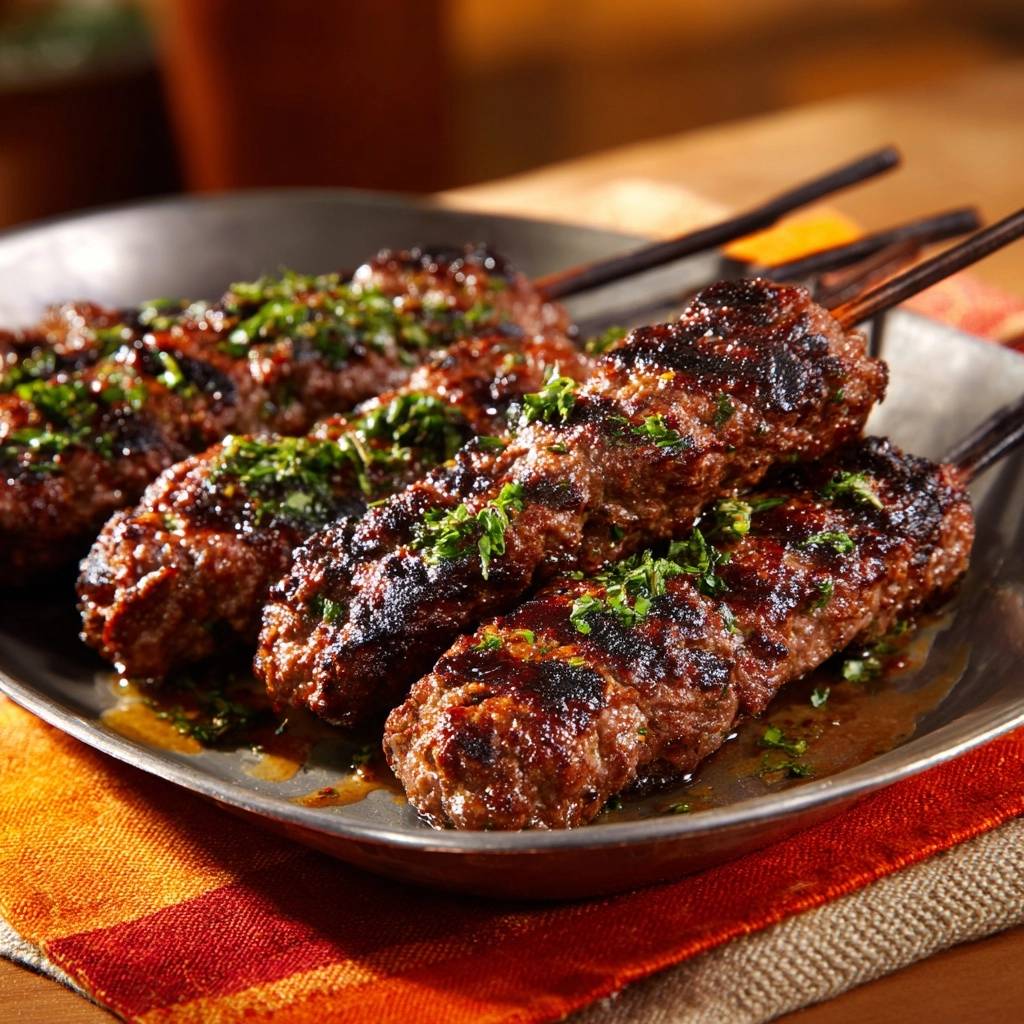 Saftige Adana Kebabs