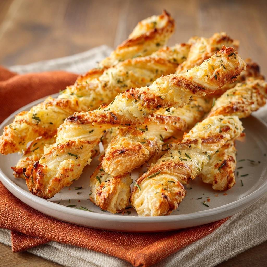 Knusprige Rosmarin-Käse-Twists