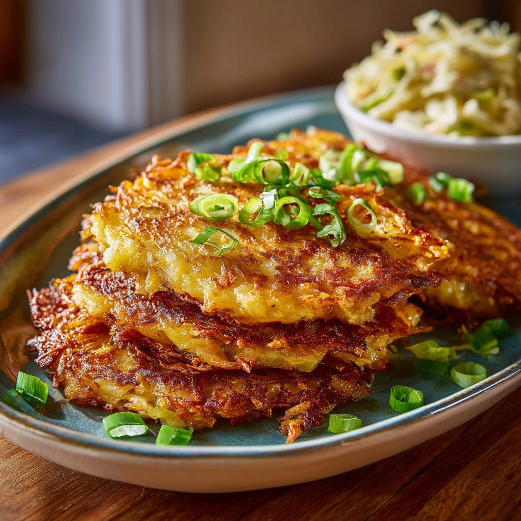 Goldene Kartoffelpuffer