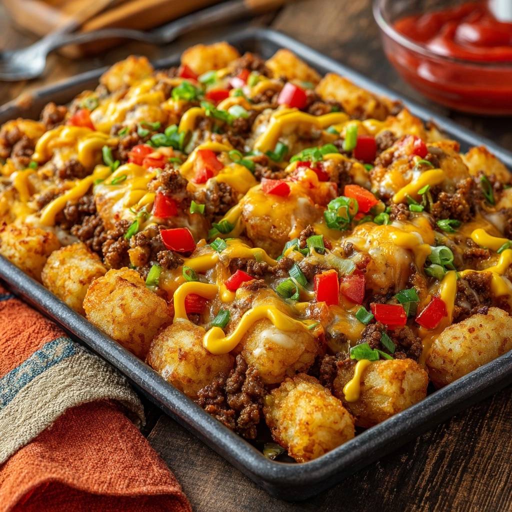 Beladener Rinderhack-Ofenkartoffel-Auflauf (Nie wieder matschige Nuggets!)