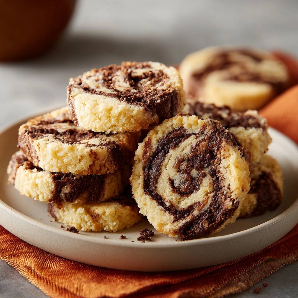 Schoko-Haselnuss-Spiralplätzchen (Nie wieder reißender Teig!)