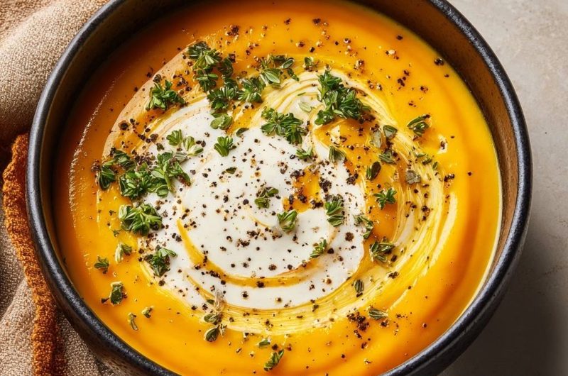 Cremige Kürbissuppe