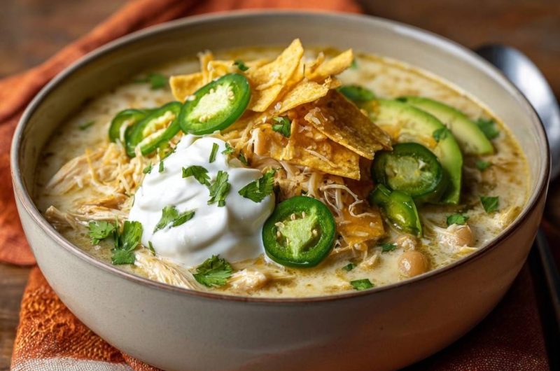 Cremiges Hähnchen-Chili